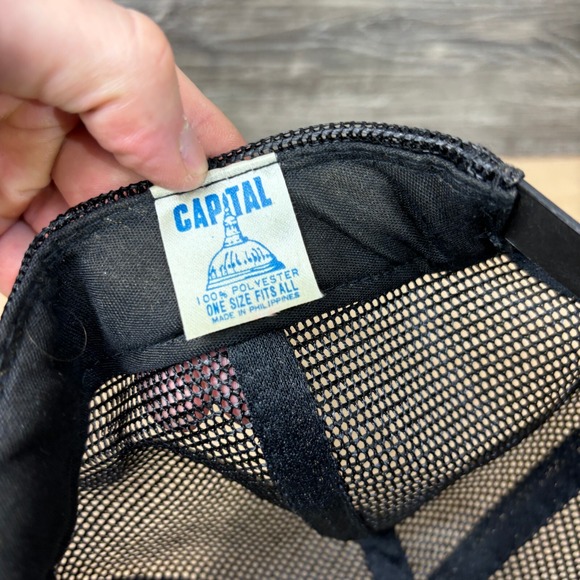 Vintage Michael Miller Builders Hat Cap Snapback Black Trucker Helena Ohio - Picture 9 of 11